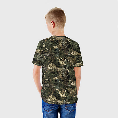 Детская футболка Бульдог солдат / 3D-принт – фото 4
