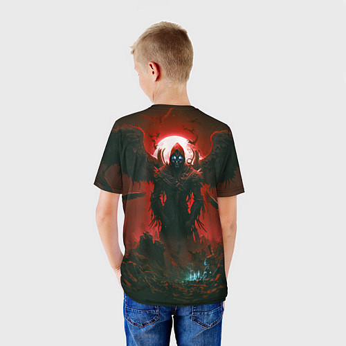 Детская футболка Крылатый демон / 3D-принт – фото 4