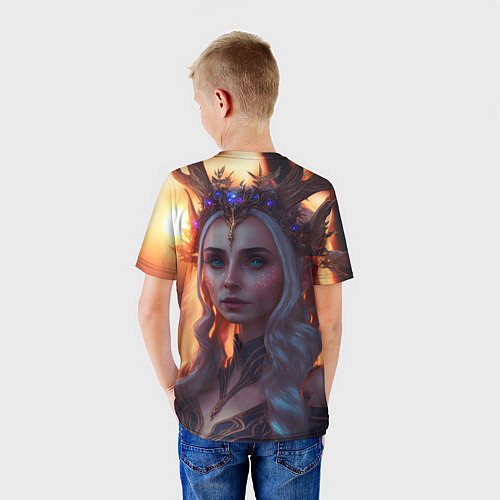 Детская футболка Лесная принцесса / 3D-принт – фото 4