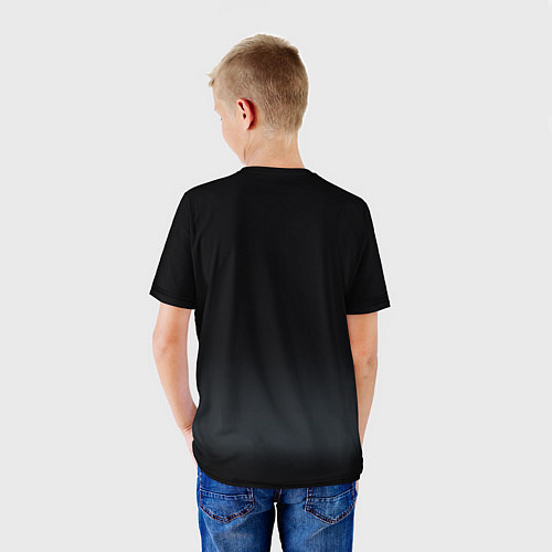 Детская футболка Щенок в военной каске / 3D-принт – фото 4