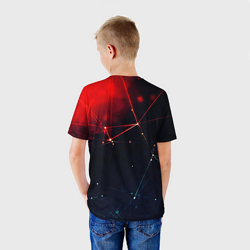 Детская футболка Midjourney Нейронный космос / 3D-принт – фото 4