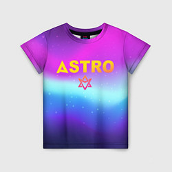 Детская футболка Астро неон
