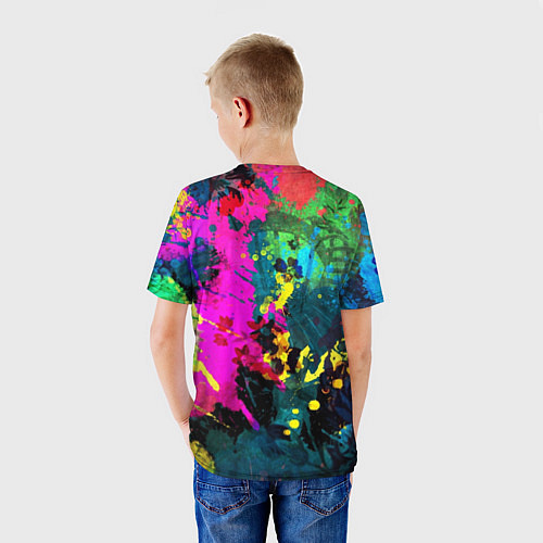 Детская футболка Фиеста цвета / 3D-принт – фото 4