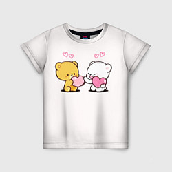 Детская футболка Мишки с сердечками