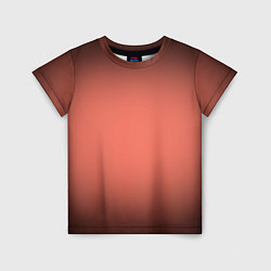 Детская футболка Коралловый градиент