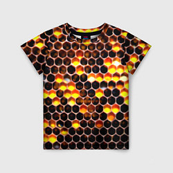 Детская футболка Медовые пчелиные соты