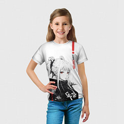 Футболка детская Anime timid girl, цвет: 3D-принт — фото 2