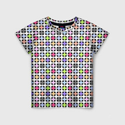 Детская футболка Разноцветный геометрический рисунок
