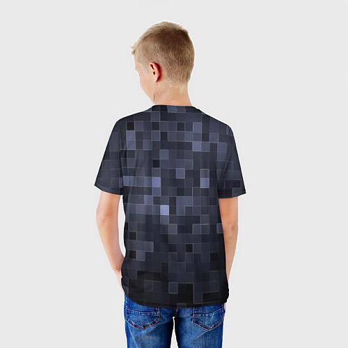 Детская футболка Minecraft block time / 3D-принт – фото 4