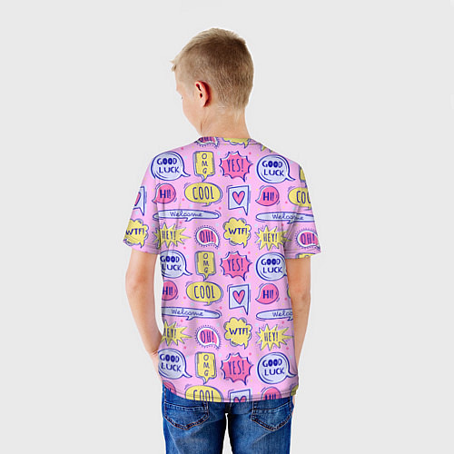 Детская футболка Good luck / 3D-принт – фото 4