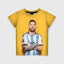 Футболка детская Lionel Messi 10, цвет: 3D-принт