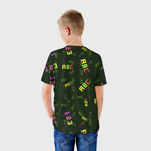 Детская футболка ABC / 3D-принт – фото 4