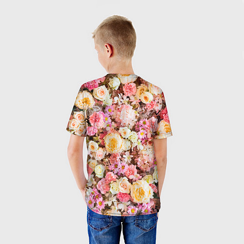 Детская футболка Тысяча цветов / 3D-принт – фото 4