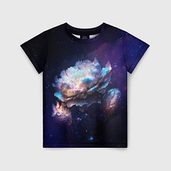 Детская футболка Космические звёздные цветы