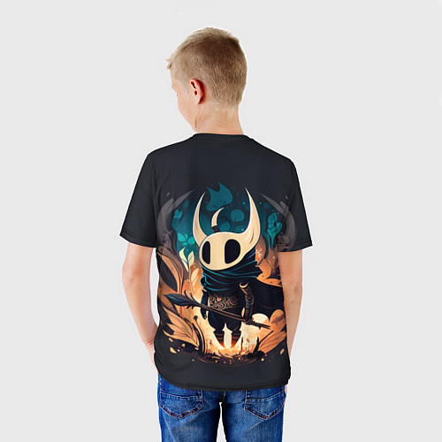 Детская футболка Hollow Knight c посохом / 3D-принт – фото 4