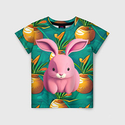 Детская футболка Pink rabbit