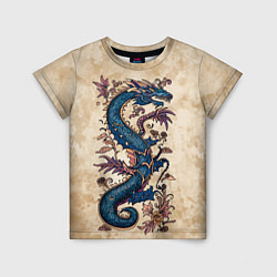 Детская футболка Irezumi японский дракон-змей