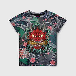 Детская футболка Irazumi devil и волны