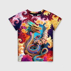 Детская футболка Japan dragon - irezumi - tattoo - art