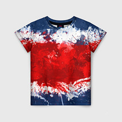 Детская футболка Grunge strips colors
