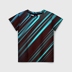 Детская футболка Stripes line neon color