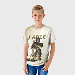 Футболка детская Fable, цвет: 3D-принт — фото 2