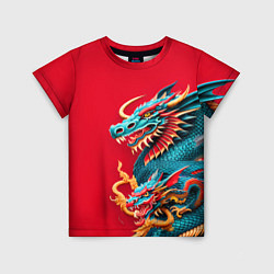 Детская футболка Japanese dragon - irezumi