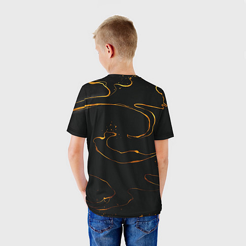 Детская футболка Gustav Klimt Cyberpunk / 3D-принт – фото 4