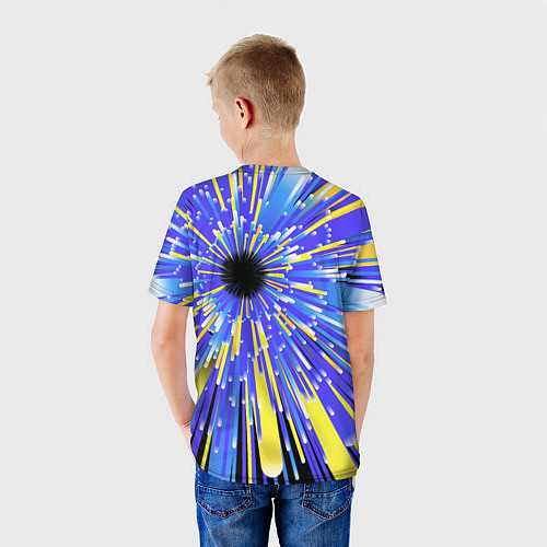 Детская футболка BMW - neon pattern - Germany / 3D-принт – фото 4