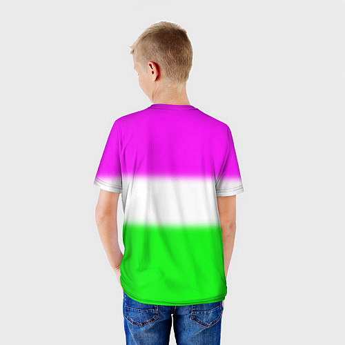Детская футболка Алина- Алинка-малинка / 3D-принт – фото 4