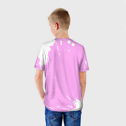 Детская футболка Арина кошечка с сердечком / 3D-принт – фото 4