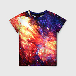 Детская футболка Космическое сияние ночь