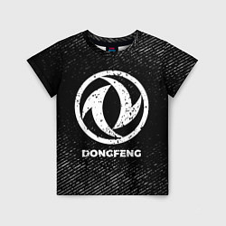 Футболка детская Dongfeng с потертостями на темном фоне, цвет: 3D-принт