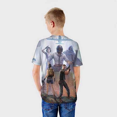 Детская футболка PUBG банда / 3D-принт – фото 4