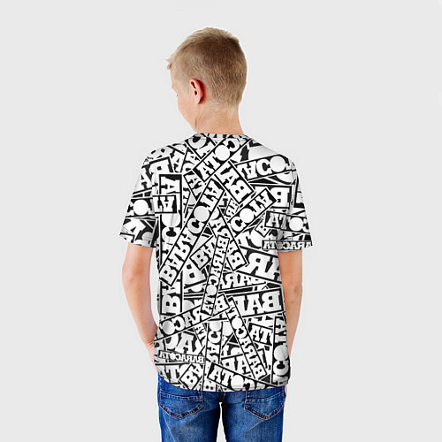 Детская футболка Baracota Stickers / 3D-принт – фото 4