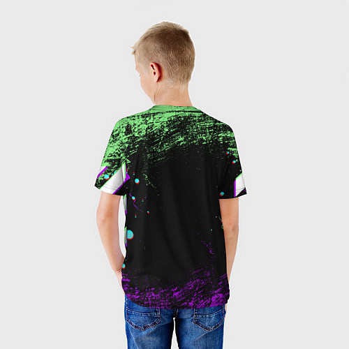 Детская футболка Counter Strike 2 - Neon / 3D-принт – фото 4