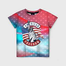 Детская футболка American freedom