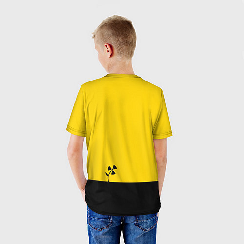 Детская футболка Атомный цветок / 3D-принт – фото 4