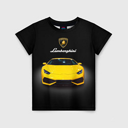 Детская футболка Итальянский спорткар Lamborghini Aventador