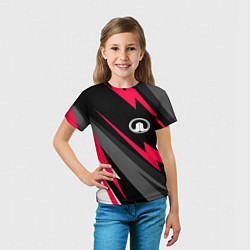 Футболка детская Great Wall fast lines, цвет: 3D-принт — фото 2