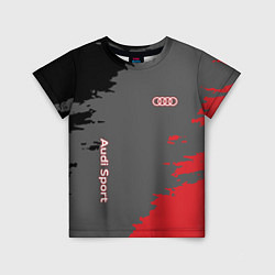 Детская футболка Audi sport grunge