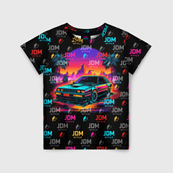 Детская футболка JDM neon style