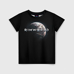Детская футболка Rimworld planet