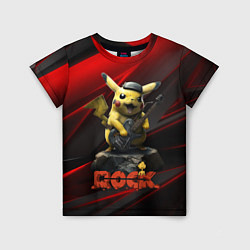 Детская футболка Pikachu Rock style