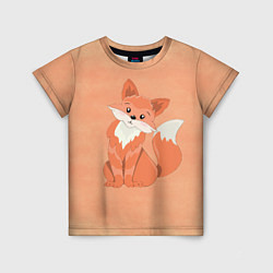 Детская футболка Милая лиса