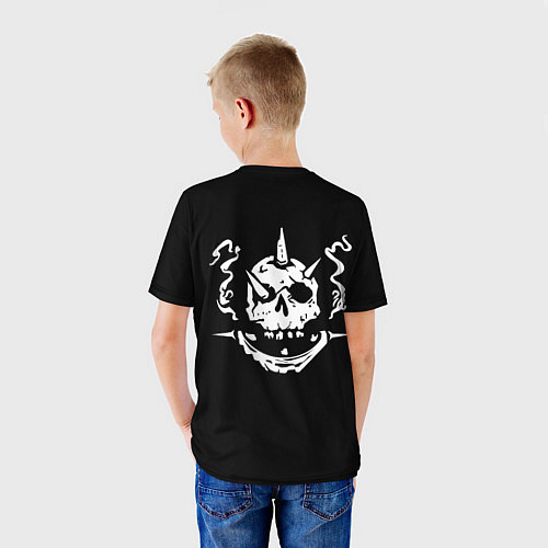 Детская футболка Dead by daylight - Рыцарь / 3D-принт – фото 4