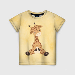 Футболка детская Малыш жираф, цвет: 3D-принт