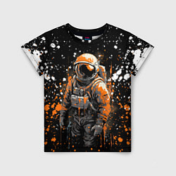 Детская футболка Астронавт в красках