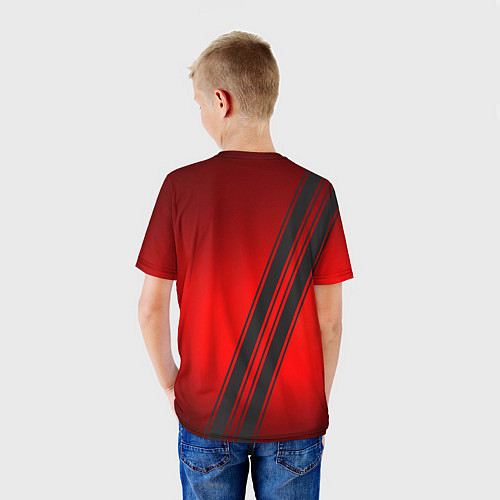 Детская футболка Российский гиперкар Flanker F / 3D-принт – фото 4