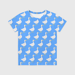 Детская футболка Домашний гусь вооружен ножом